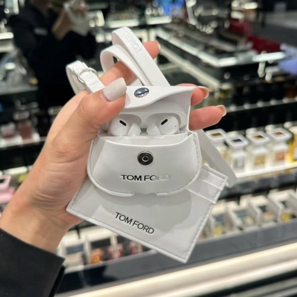 Tom Ford AirPod Bag + Card Case with Neck Strap - Picture 7 of 7